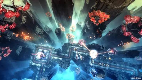 Персонаж Anomaly Defenders в процессе выполнения задания