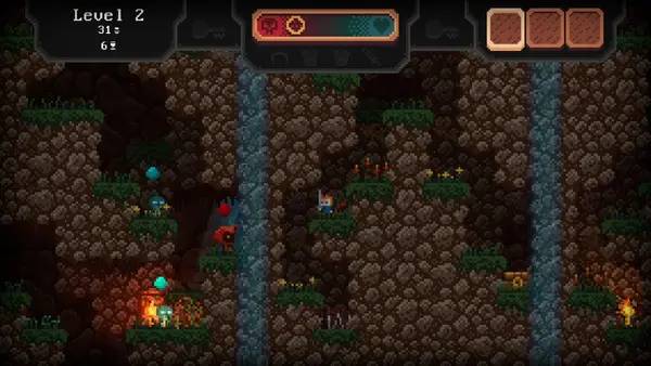 Персонаж Antrum в процессе выполнения задания