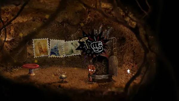 Персонаж AntVentor в процессе выполнения задания