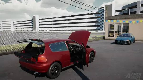 Персонаж Apex Point в процессе выполнения задания