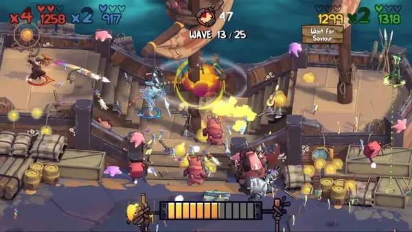 Персонаж Arrow Heads в процессе выполнения задания