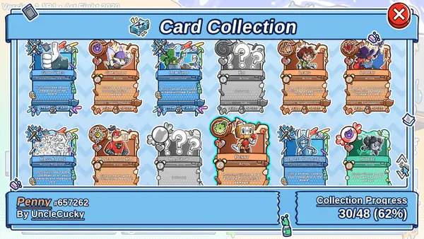 Персонаж Art Fight Duel в процессе выполнения задания