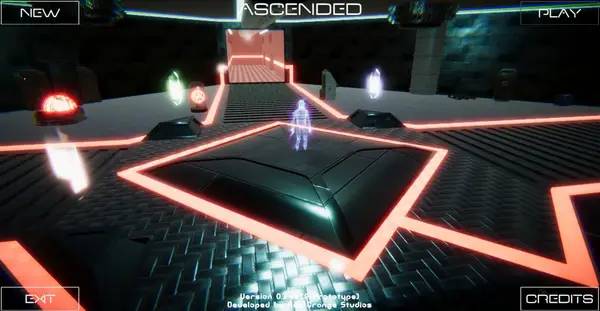 Персонаж Ascended в процессе выполнения задания