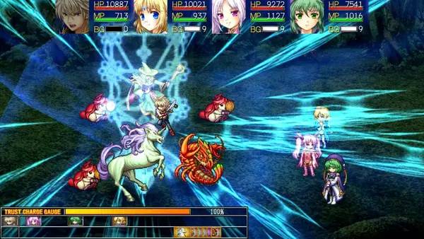 Персонаж Asdivine Cross в процессе выполнения задания