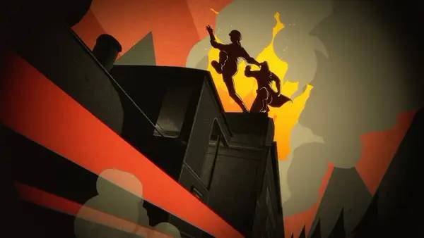 Персонаж Assassin’s Creed Chronicles Russia в процессе выполнения задания