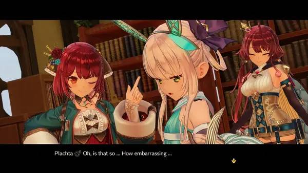 Персонаж Atelier Sophie 2  The Alchemist of the Mysterious Dream в процессе выполнения задания