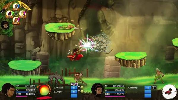 Персонаж Aurion Legacy of the Kori-Odan в процессе выполнения задания