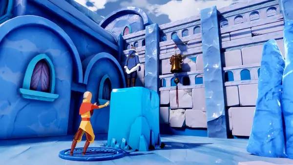 Персонаж Avatar  The Last Airbender - Quest for Balance в процессе выполнения задания