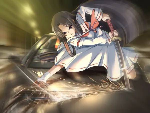 Персонаж Ayakashibito в процессе выполнения задания