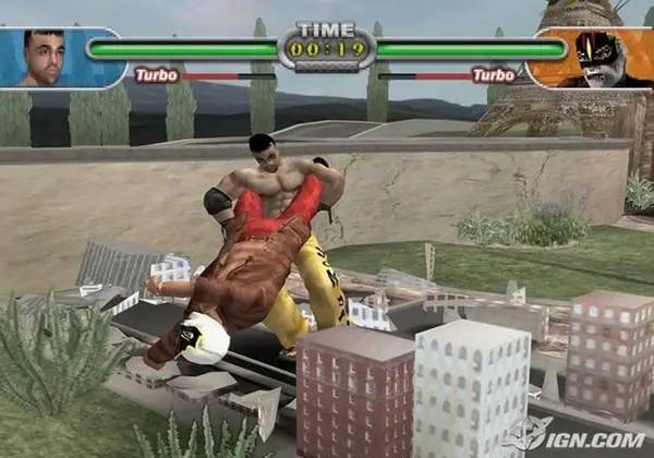 Персонаж Backyard Wrestling 2  There Goes the Neighborhood в процессе выполнения задания