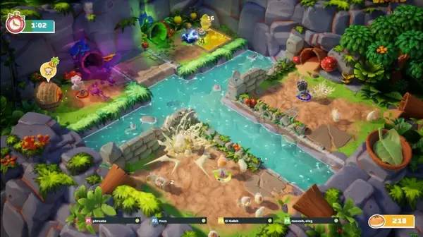 Персонаж Bake 'n Switch в процессе выполнения задания