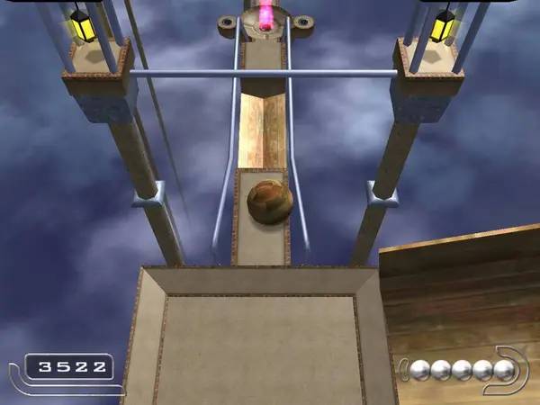 Персонаж Ballance в процессе выполнения задания