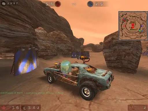 Персонаж Bandits Phoenix Rising в процессе выполнения задания