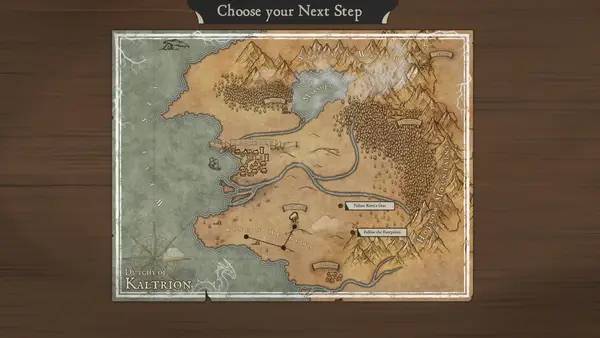 Персонаж Basements n' Basilisks  Storms of Sorcery в процессе выполнения задания