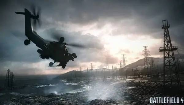 Персонаж Battlefield 4 Dragon's Teeth в процессе выполнения задания