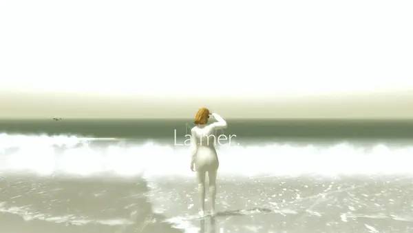 Персонаж Bientôt l'été в процессе выполнения задания