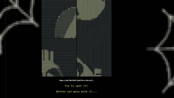 Персонаж Big Tiddy Goth GF Simulator в процессе выполнения задания