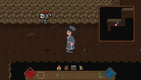 Персонаж Bird and Beast Fantasy в процессе выполнения задания