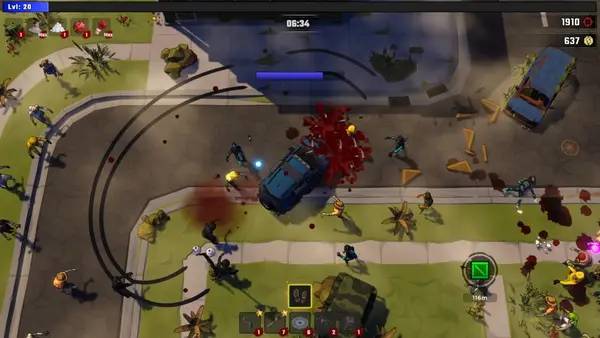 Персонаж Biters and Bullets Prologue в процессе выполнения задания