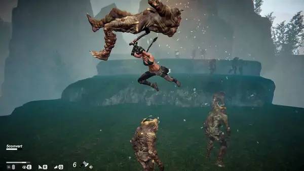 Персонаж Blade Abyss в процессе выполнения задания