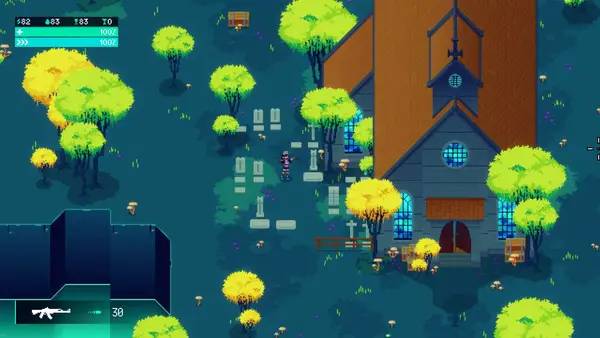 Персонаж Blood Running в процессе выполнения задания