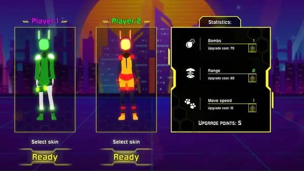 Персонаж Bomber Fox в процессе выполнения задания