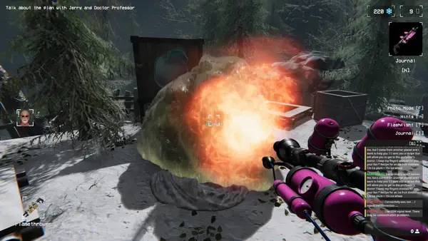 Персонаж Booze Master в процессе выполнения задания