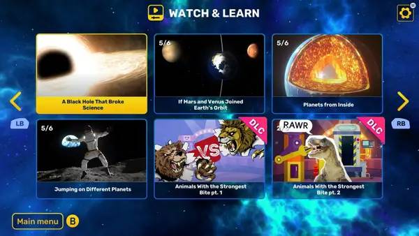 Персонаж Bright Side Quiz в процессе выполнения задания