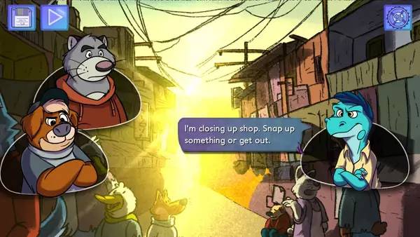 Персонаж BROK - Natal Tail, A New Christmas в процессе выполнения задания