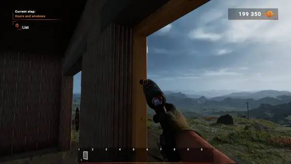 Персонаж Builder Simulator в процессе выполнения задания