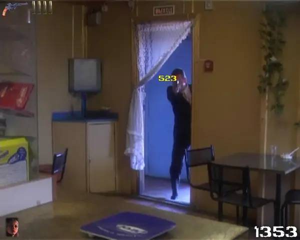 Персонаж Бумер 2 в процессе выполнения задания