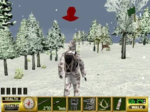 Персонаж Cabela's Ultimate Deer Hunt - Open Season в процессе выполнения задания