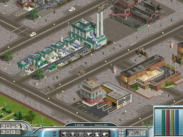 Персонаж Car Tycoon в процессе выполнения задания