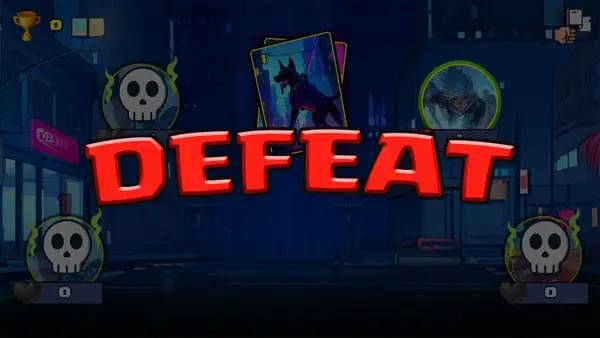 Персонаж Cards Battle Royale в процессе выполнения задания