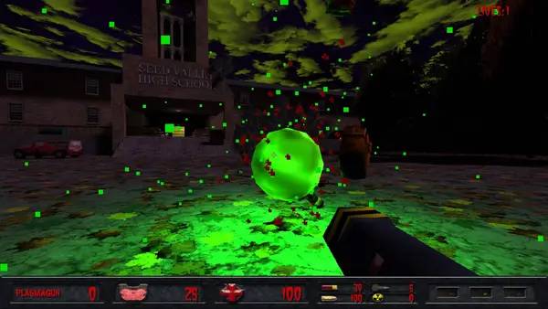 Персонаж CARNAL в процессе выполнения задания