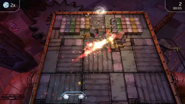 Персонаж Caromble! в процессе выполнения задания