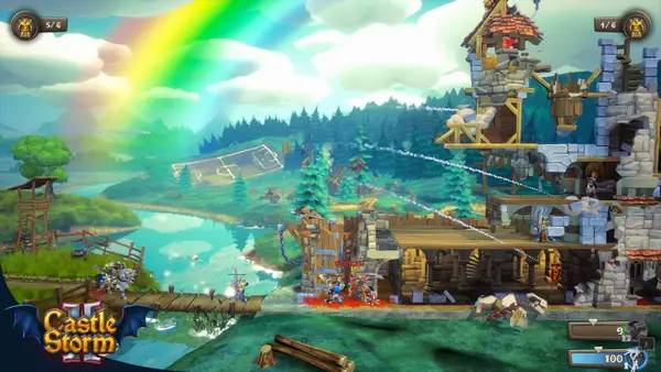 Персонаж CastleStorm 2 в процессе выполнения задания