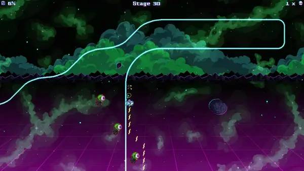 Персонаж Chameneon в процессе выполнения задания