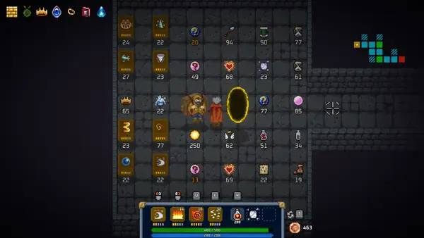 Персонаж Chaos Caster в процессе выполнения задания