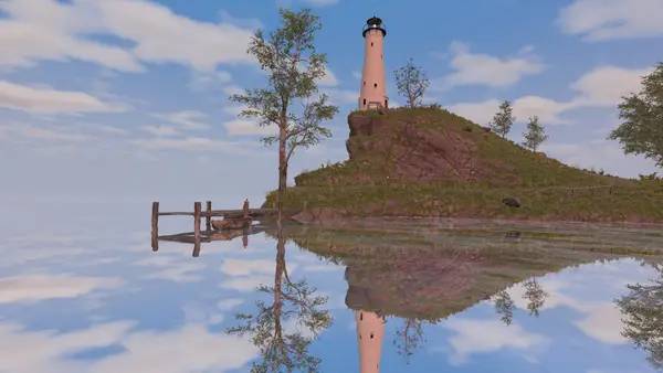 Персонаж ChilloutVR в процессе выполнения задания