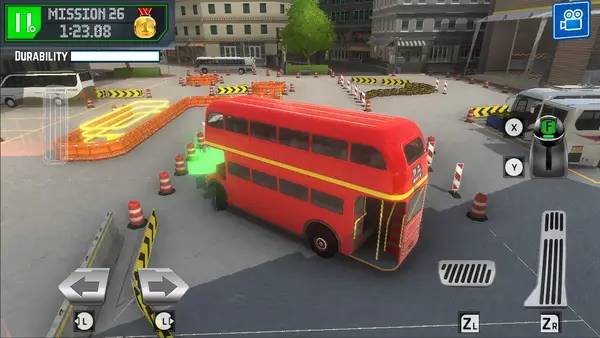 Персонаж City Bus Driving Simulator в процессе выполнения задания
