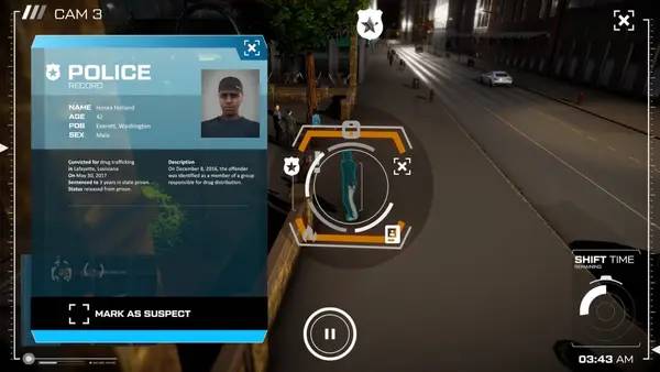 Персонаж City Eye в процессе выполнения задания