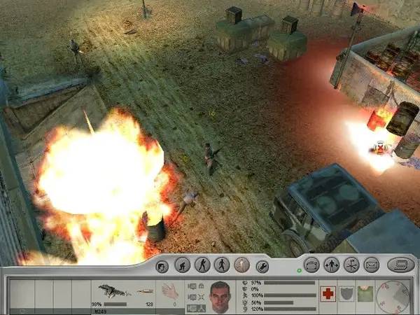 Персонаж Cold Zero The Last Stand в процессе выполнения задания