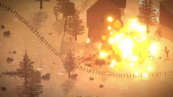 Персонаж Colt Canyon в процессе выполнения задания