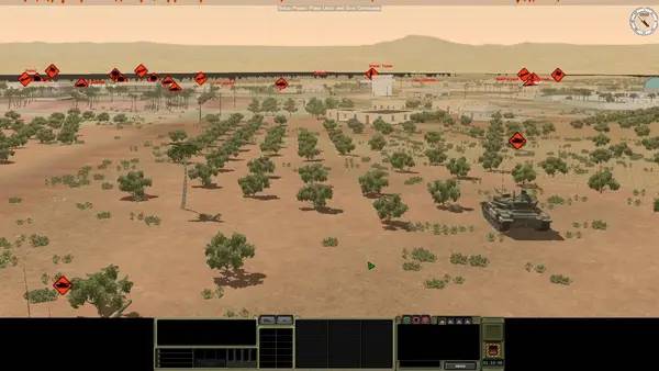 Персонаж Combat Mission Shock Force в процессе выполнения задания