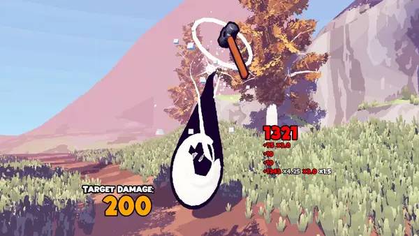 Персонаж COMBOLITE в процессе выполнения задания