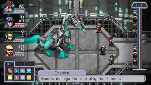 Персонаж Cosmic Star Heroine в процессе выполнения задания