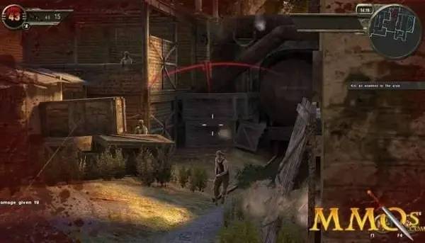 Персонаж CrimeCraft GangWars в процессе выполнения задания