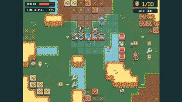 Персонаж Cubetractor в процессе выполнения задания