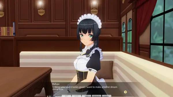Персонаж CUSTOM ORDER MAID 3D2 It's a Night Magic в процессе выполнения задания